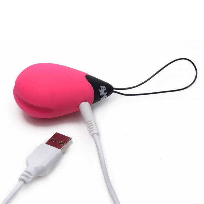 10X Silicone Vibrating Egg Pink - Rapture Works