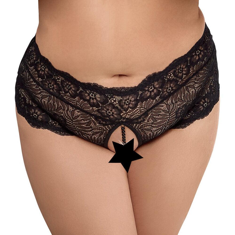 Cottelli Curves Panties With Pearl Chain - Rapture Works