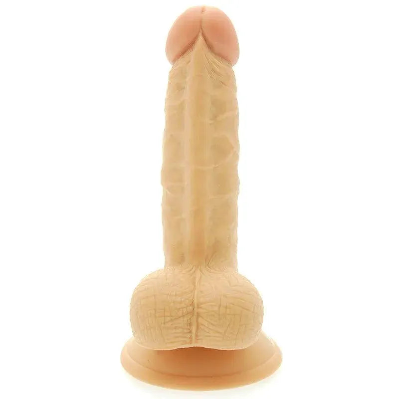 6 Inch Realistic Dong with Scrotum - Rapture Works