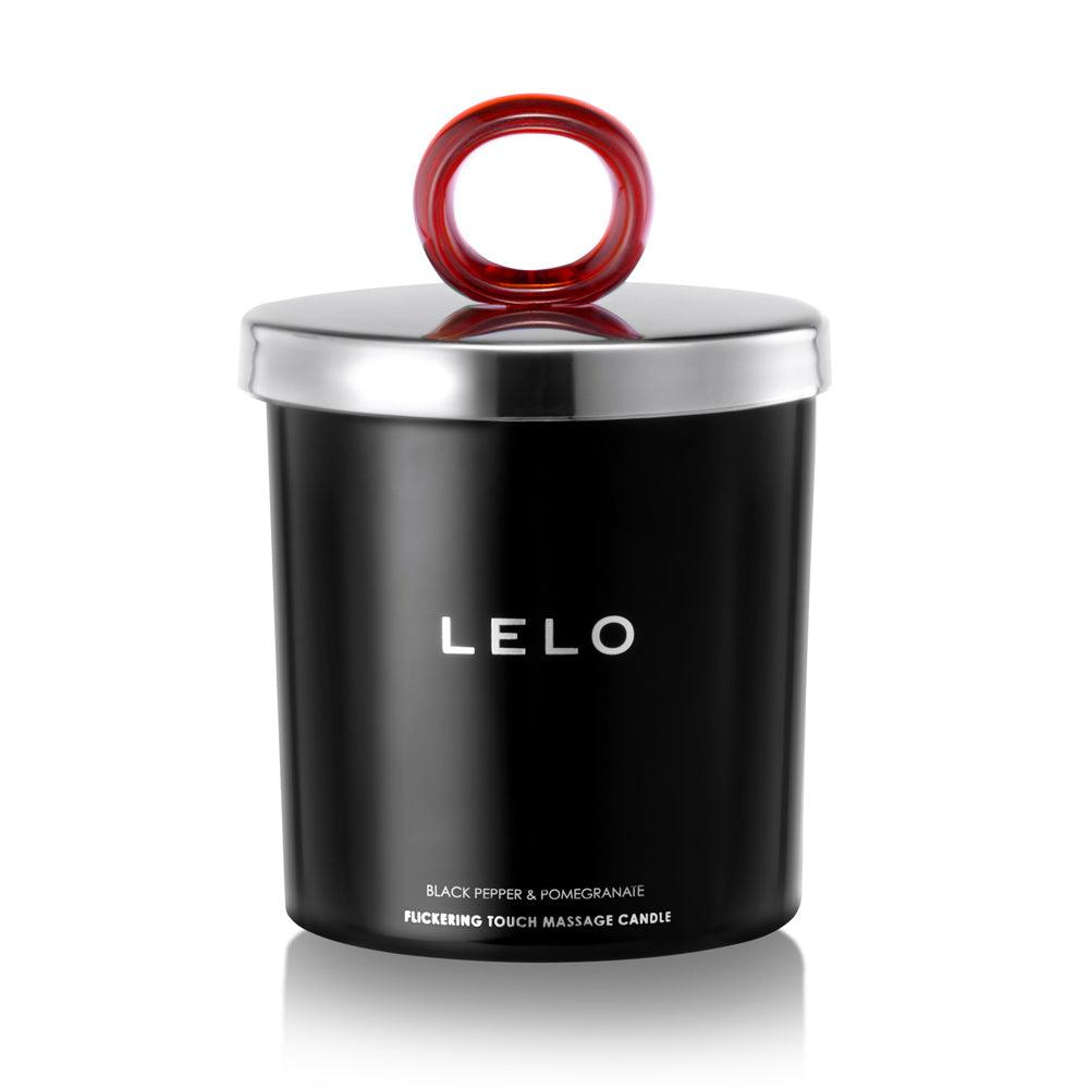 Lelo Black Pepper And Pomegranate Flickering Touch Massage Candl - Rapture Works