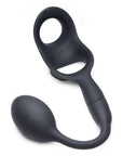 Alpha Pro 10X P Bomb Cock and Ball Ring With Anal Plug - Rapture Works