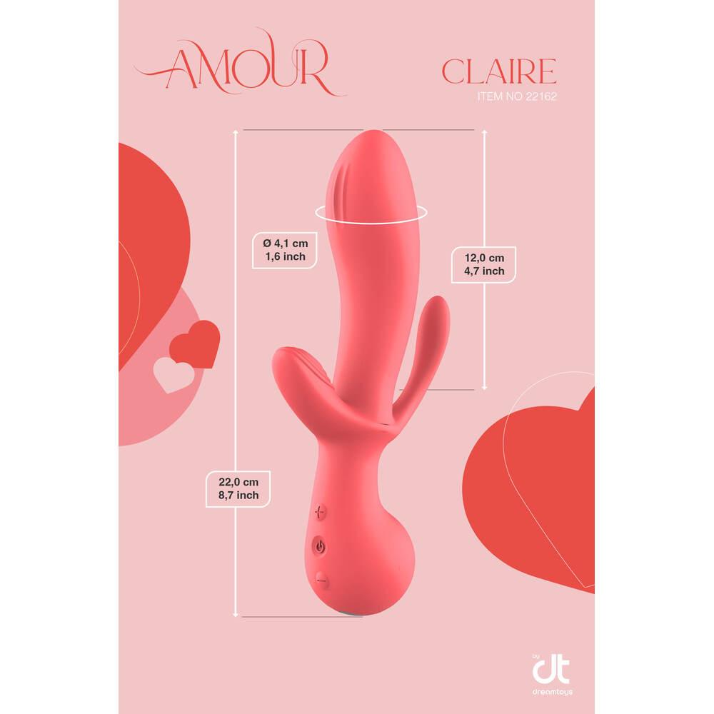 Amour Triple Pleasure Vibe Claire - Rapture Works