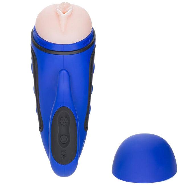 Apollo Alpha Stroker 2 Rechargeable Blue Masturbator - Rapture Works