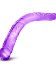 B Yours 16 Inch Purple Double Dildo - Rapture Works