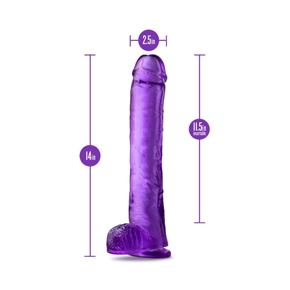 B Yours Plus Hefty N Hung 14 Inch Dildo - Rapture Works