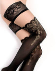 Ballerina Fantasy Hold Up Stockings With Baroque Details - Rapture Works