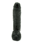 Basix 10 Inch Fat Boy Black Dildo - Rapture Works