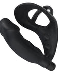 Black Velvets Cock Ring And Vibrating Anal Plug - Rapture Works