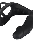 Black Velvets Cock Ring And Vibrating Anal Plug - Rapture Works