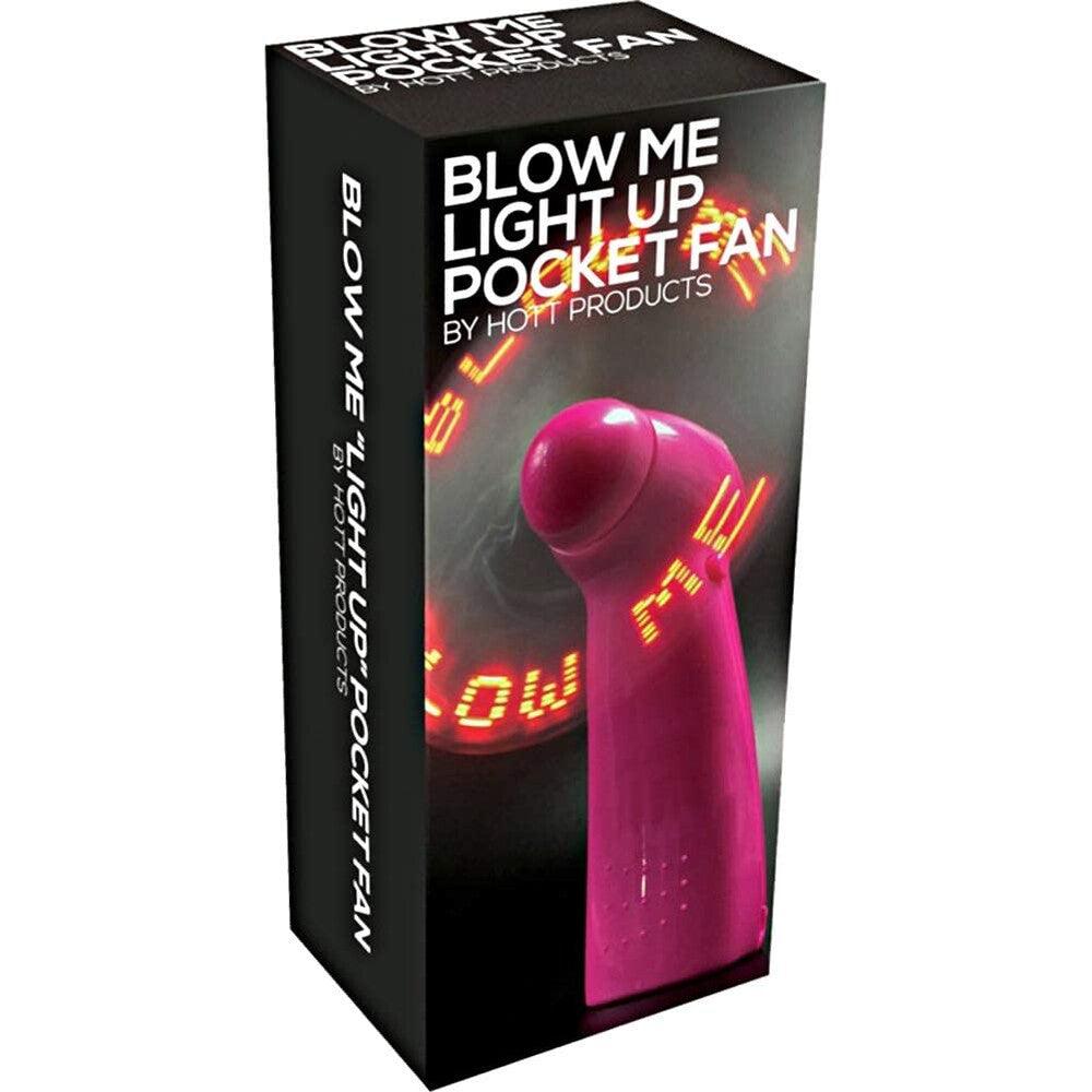 Blow Me Light Up Pocket Fan Pink - Rapture Works