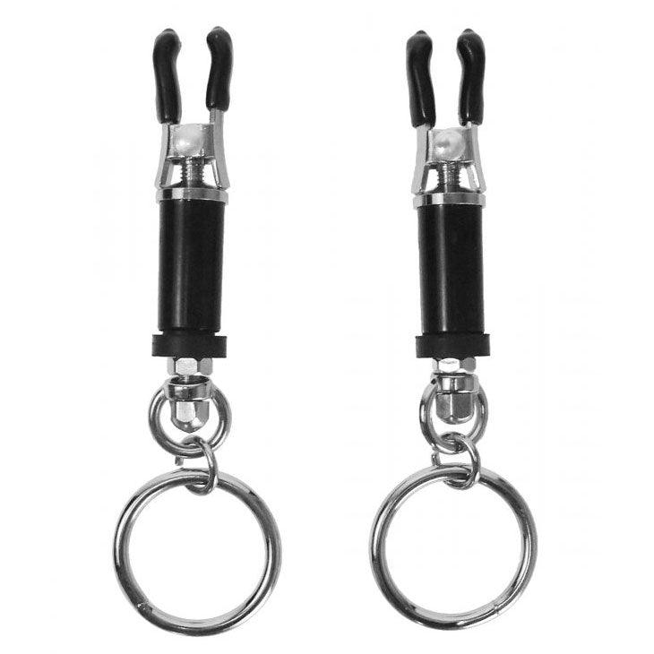 Bondage Ring Barrel Nipple Clamps - Rapture Works