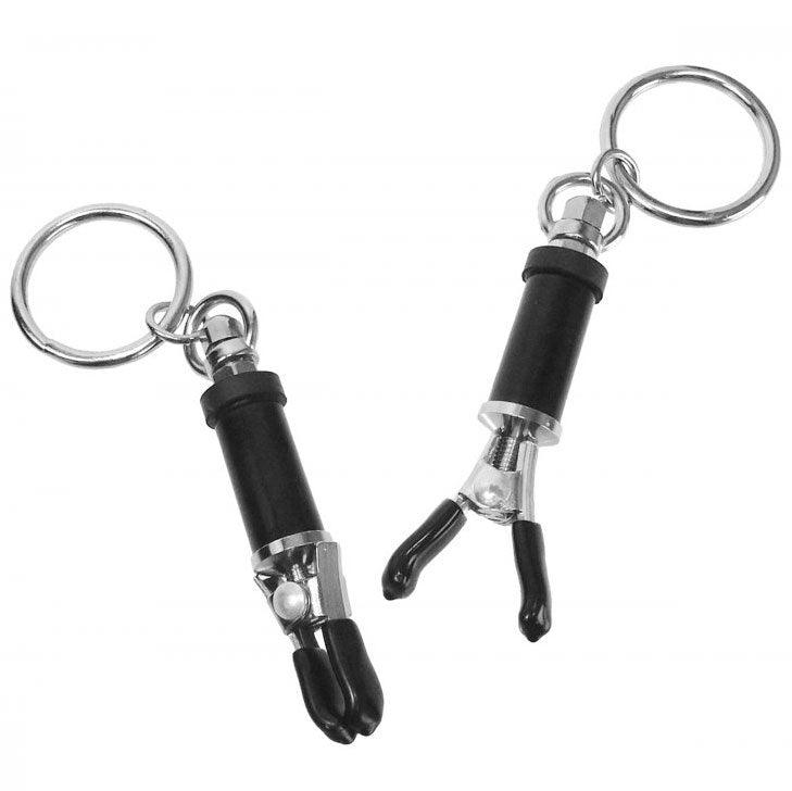 Bondage Ring Barrel Nipple Clamps - Rapture Works