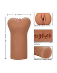 Boundless Vulva Masturbator Flesh Brown - Rapture Works