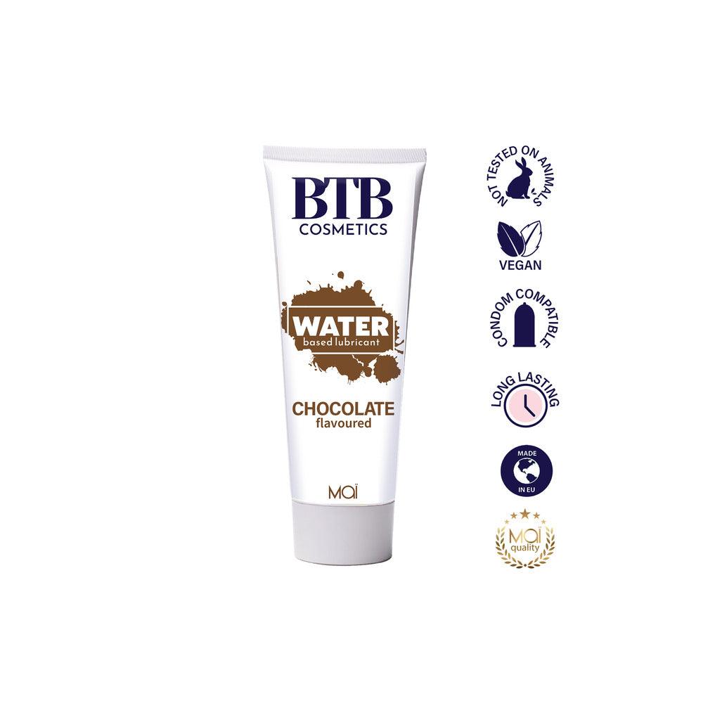 BTB Chocolate Flavoured Water Based Lubricant 100ml - Rapture Works