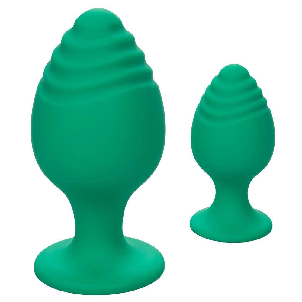 Cheeky Butt Plug Duo Green - Rapture Works