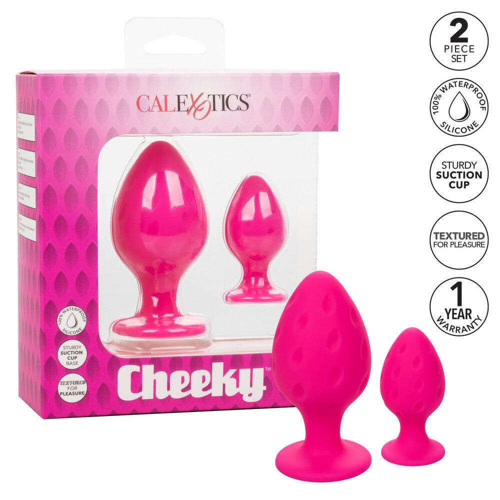 Cheeky Butt Plug Duo Pink - Rapture Works