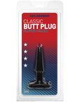 Classic Smooth Butt Plug Small Black - Rapture Works