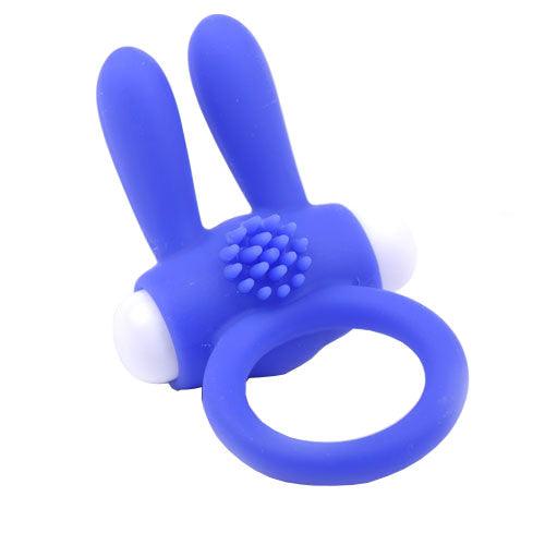 Cockring With Rabbit Ears Blue - Rapture Works