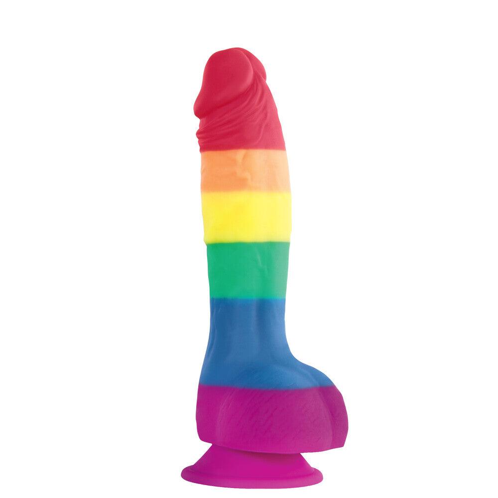 Colours Pride 6 Inch Silicone Dildo With Balls - Rapture Works