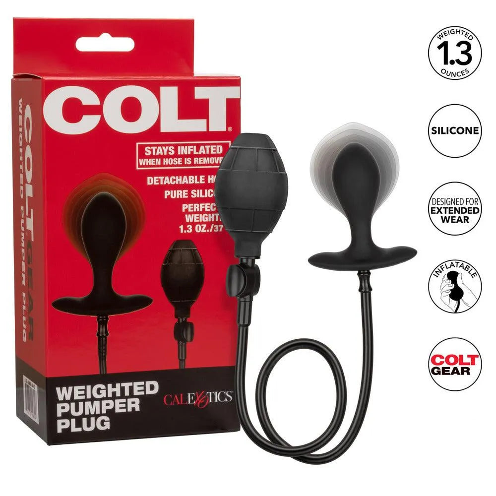 Colt Weighted Plumper Inflatable Butt Plug - Rapture Works