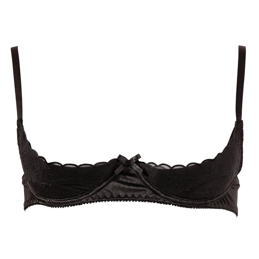 Cottelli Half Cup Bra Black - Rapture Works