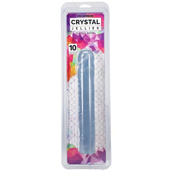 Crystal Jellies 10 Inch Dong Clear - Rapture Works