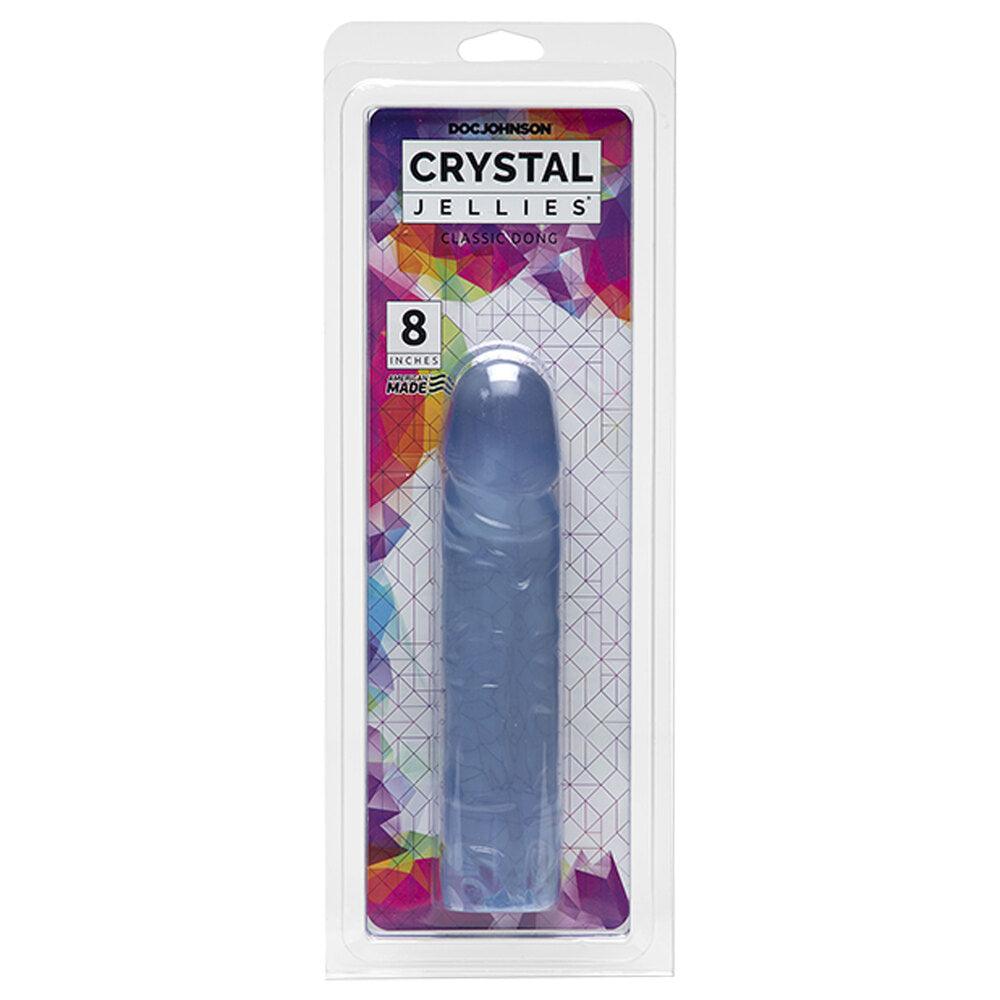 Crystal Jellies 8 Inch Dong Clear - Rapture Works