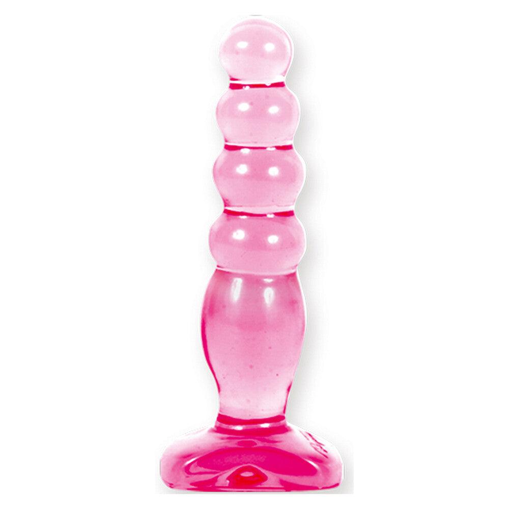 Crystal Jellies Anal Delight Butt Plug Pink - Rapture Works