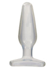 Crystal Jellies Medium Butt Plug Clear - Rapture Works