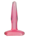 Crystal Jellies Small Butt Plug Pink - Rapture Works