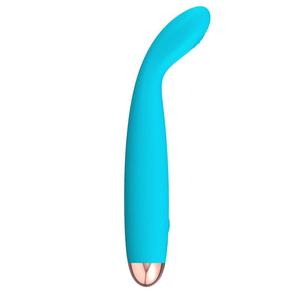 Cuties Silk Touch Rechargeable Mini Vibrator Blue - Rapture Works