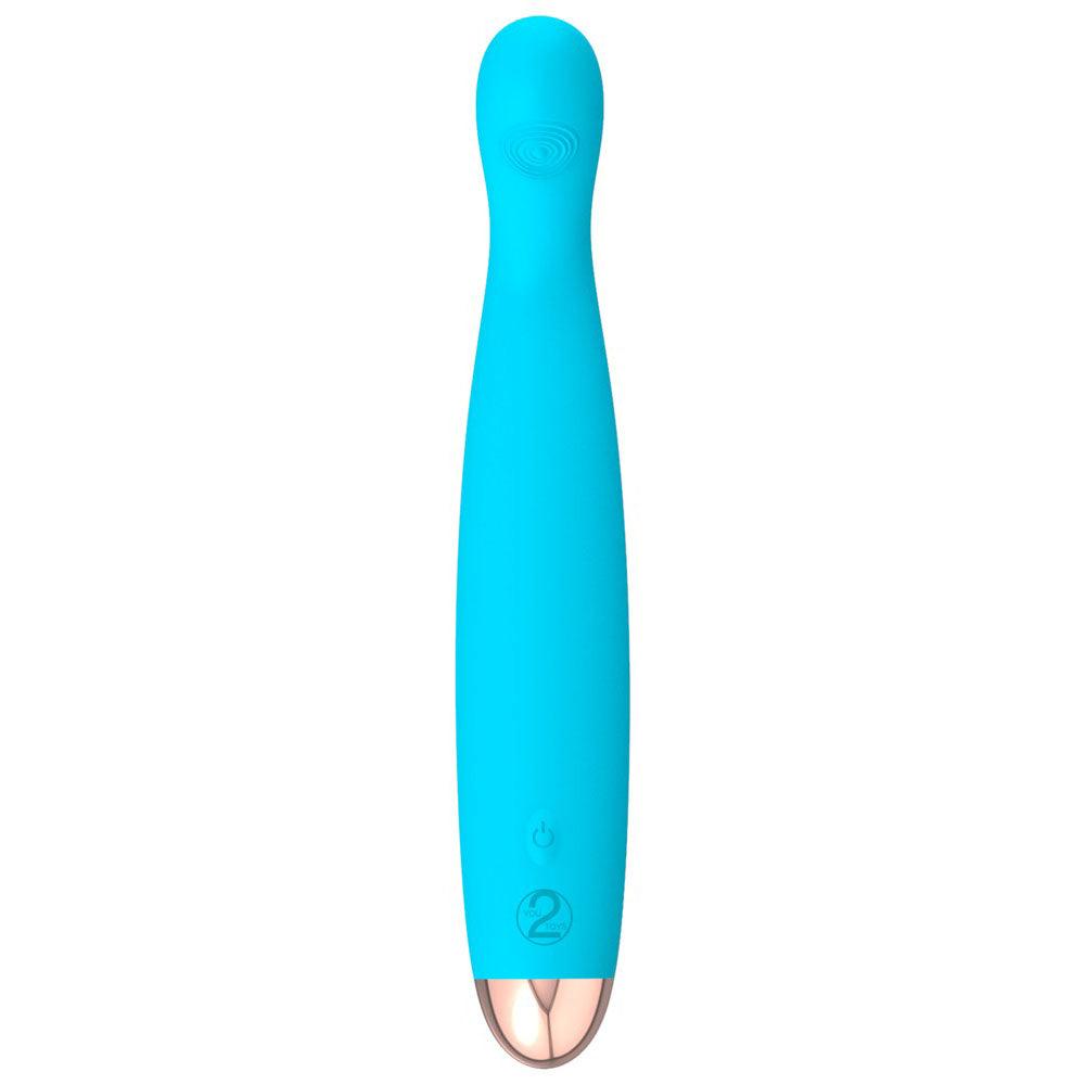 Cuties Silk Touch Rechargeable Mini Vibrator Blue - Rapture Works