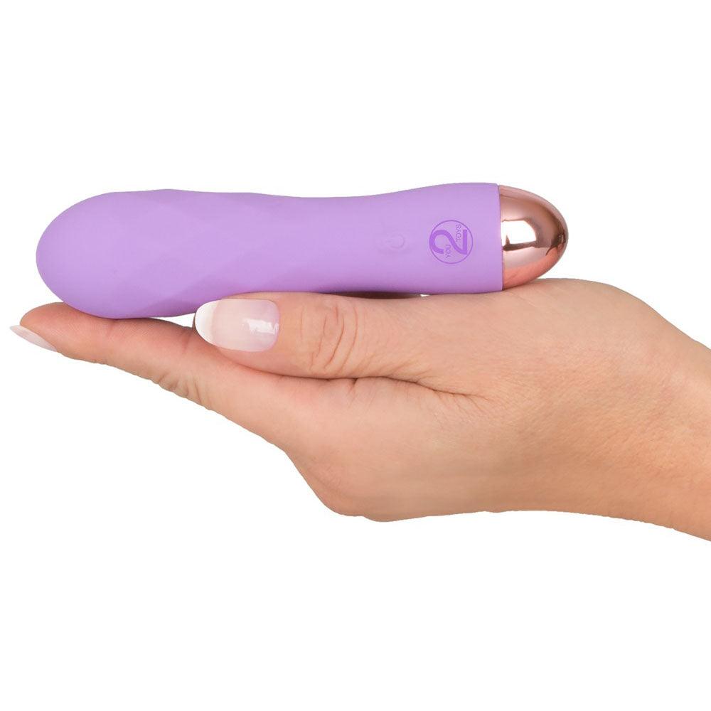 Cuties Silk Touch Rechargeable Mini Vibrator Purple - Rapture Works
