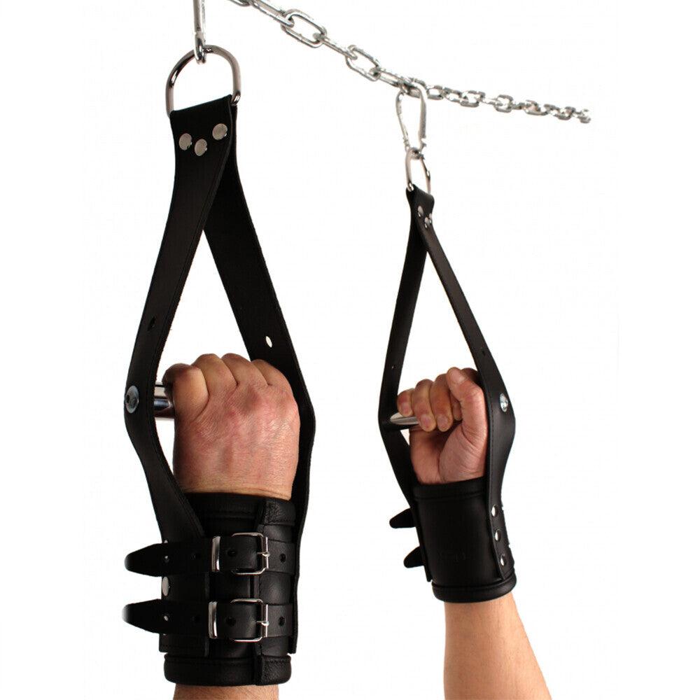 Deluxe Leather Suspension Handcuffs - Rapture Works