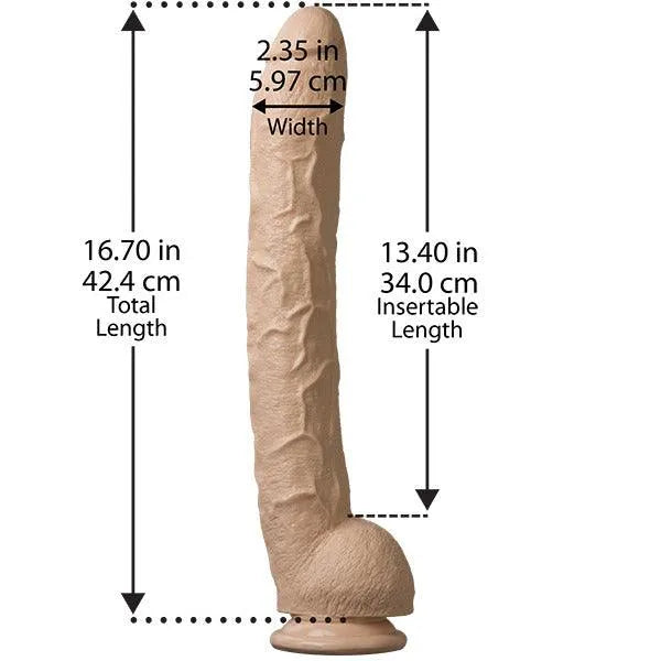 Dick Rambone Gigantic 15 Inch Dildo - Rapture Works