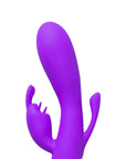 Double Bunny 12 speed Silicone Vibe Purple - Rapture Works