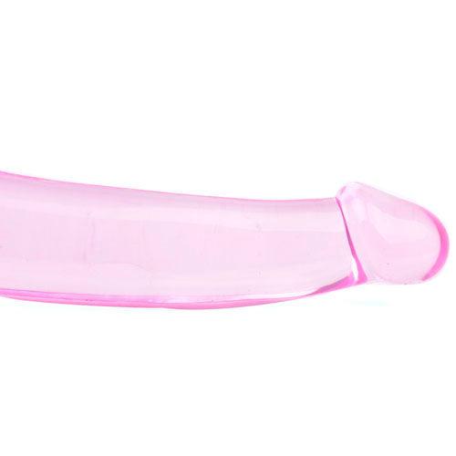 Double Fun Pink Strapless Strap On Dildo - Rapture Works