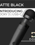 Doxy Wand 3 Black USB Powered - Rapture Works