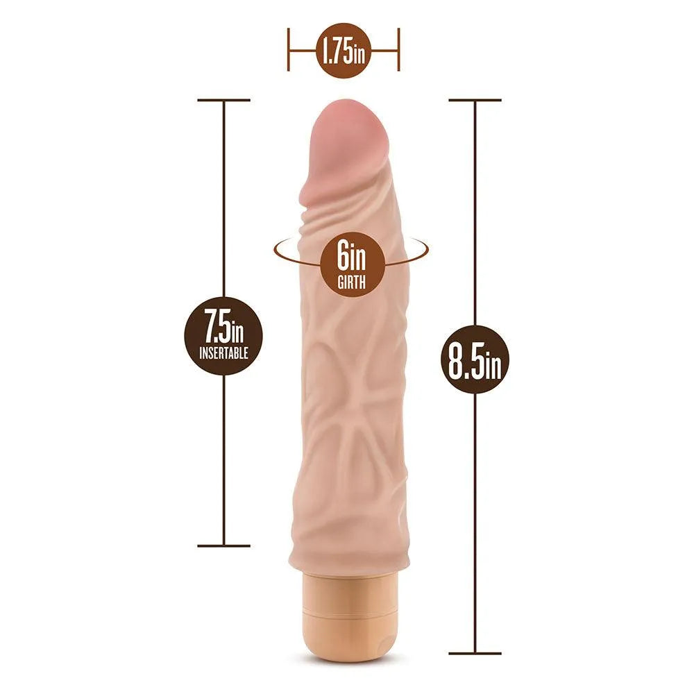 Dr. Skin Cock Vibe 10 Vibrating Dildo 8.5 Inches - Rapture Works