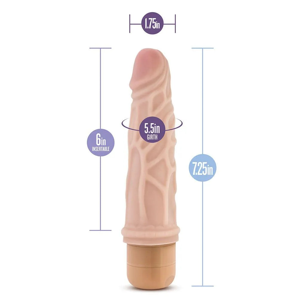 Dr. Skin Cock Vibe 3 Vibrating Cock 7.25 Inches - Rapture Works