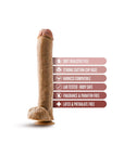 Dr. Skin Dr. Michael 14 Inch Dildo with Balls - Rapture Works