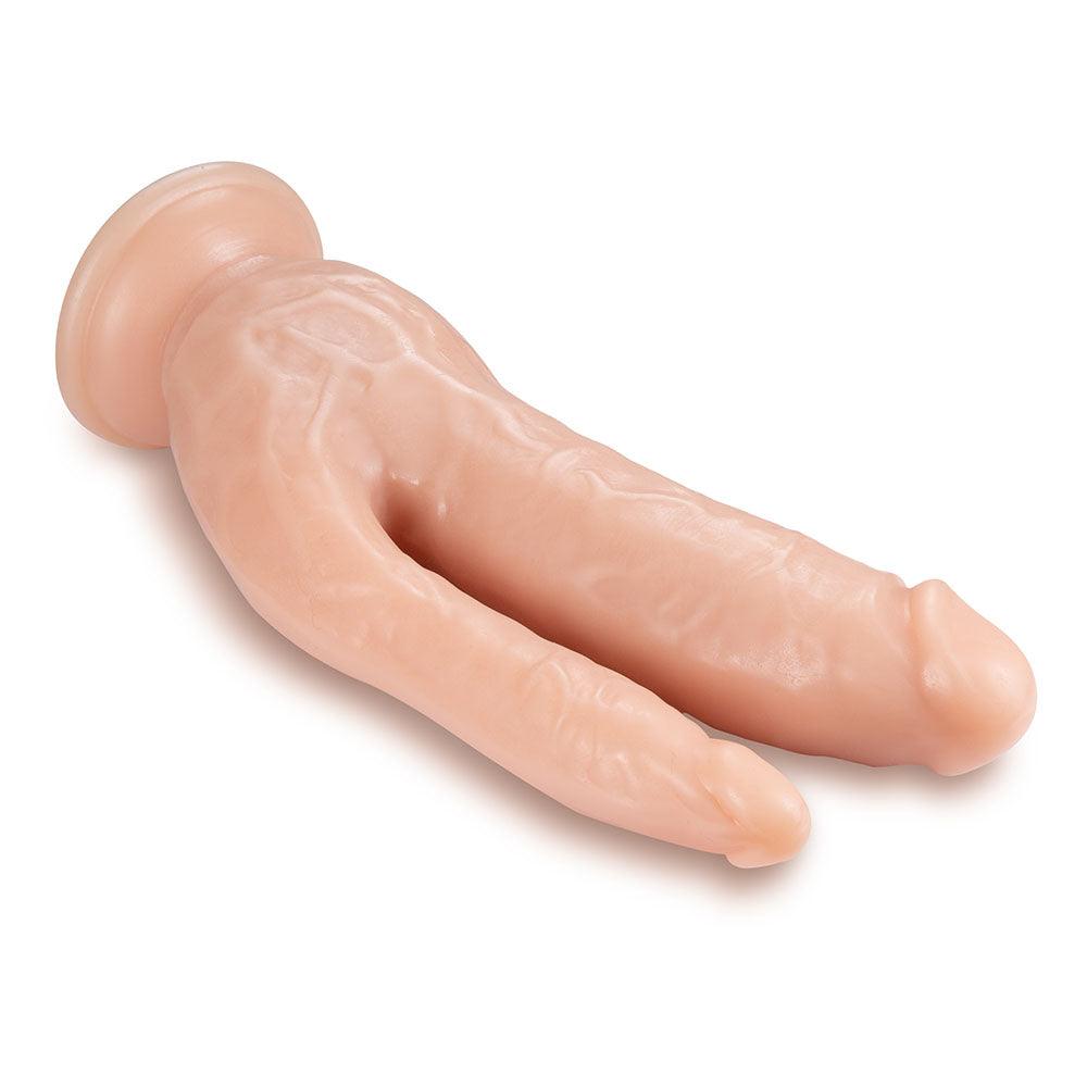 Dr. Skin Dual 8 Inch Penetrating Dildo Suction Cup - Rapture Works