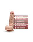 Dr. Skin Mr. D 8.5 Inch Dildo With Balls - Rapture Works