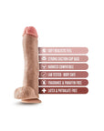 Dr. Skin Mr. Savage 11.5 Inch Dildo with Balls - Rapture Works