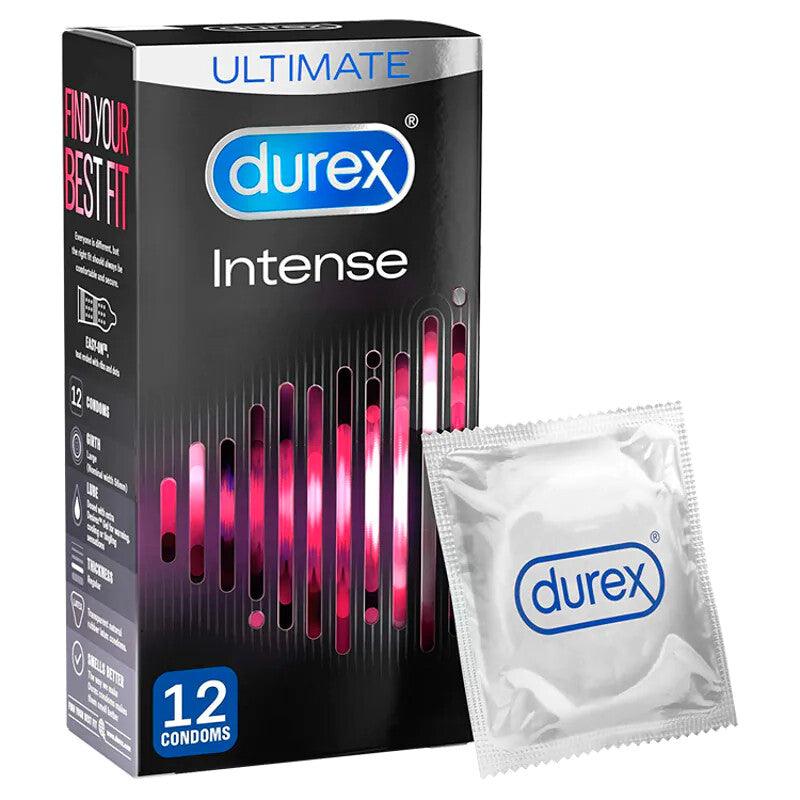 Durex Intense Ribbed And Dotted Condoms 12 Pack - Rapture Works