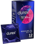 Durex Mutual Climax Regular Fit Condoms 12 Pack - Rapture Works