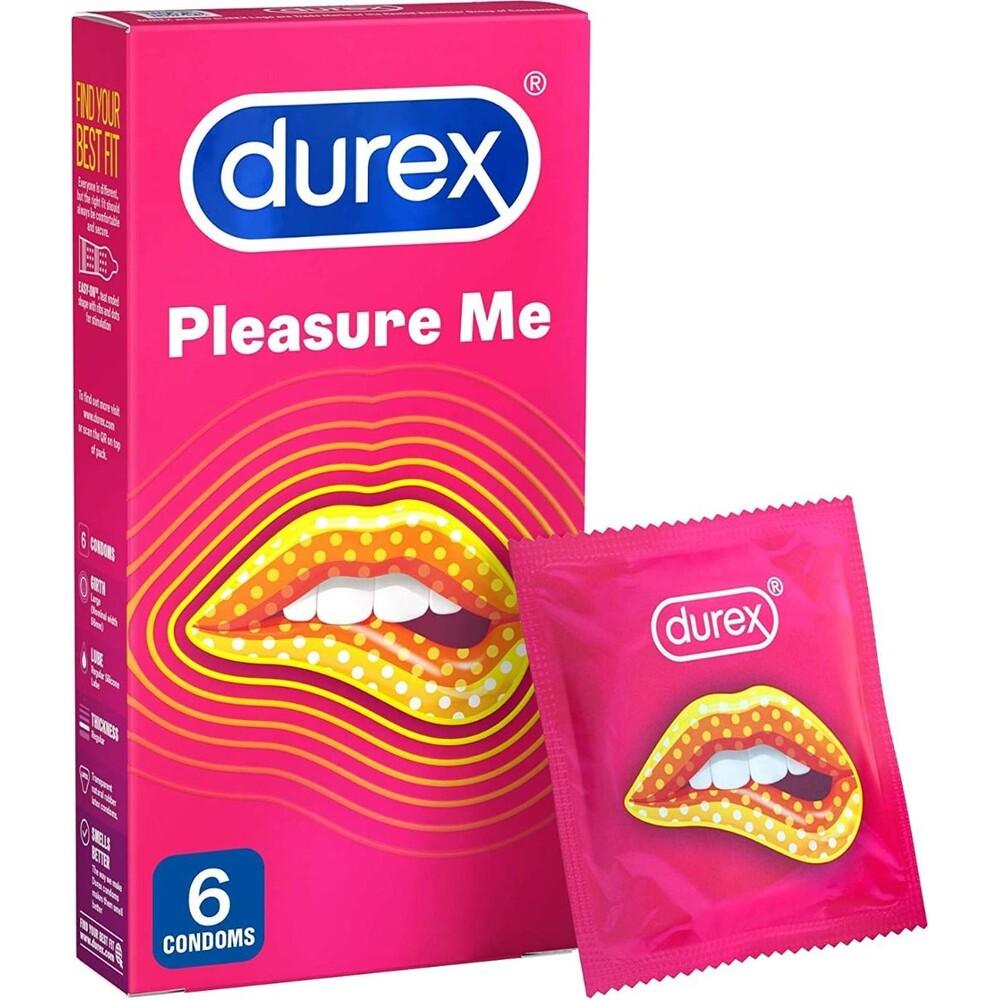 Durex Pleasure Me Ribbed And Dotted Condoms 6 Pack - Rapture Works