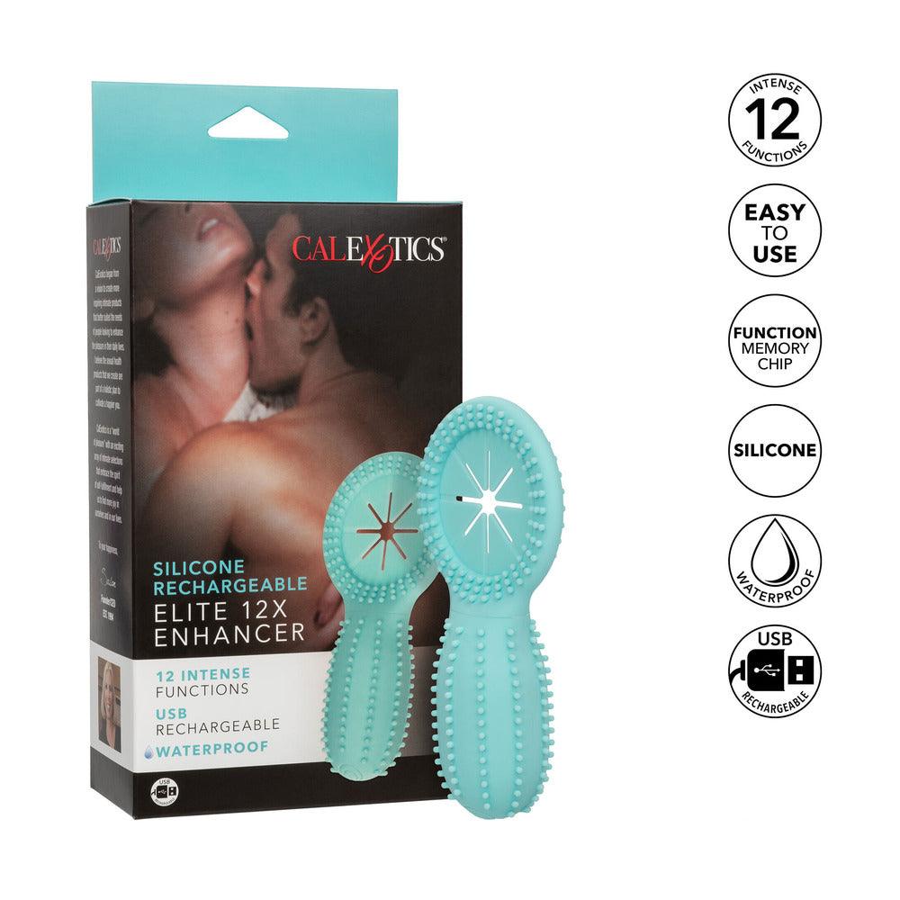 Elite 12X Enhancer Rechargeable Cock Ring - Rapture Works