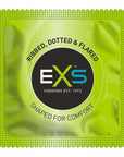 EXS Comfy Fit Ribbed and Dotted Condoms 12 Pack - Rapture Works