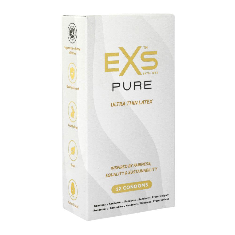 EXS Pur Ultra Thin Latex Condoms 12 Pack - Rapture Works